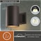 Vaxcel Chiasso Aluminum 1 Light Black Dark Sky Cylinder Outdoor Wall Lantern CO-OWD050TB - alternate 6